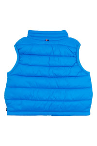 Baby Lightweight Quilted Gilet in Directoire Blue