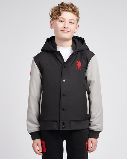 Boys Player 3 Bomber in Black