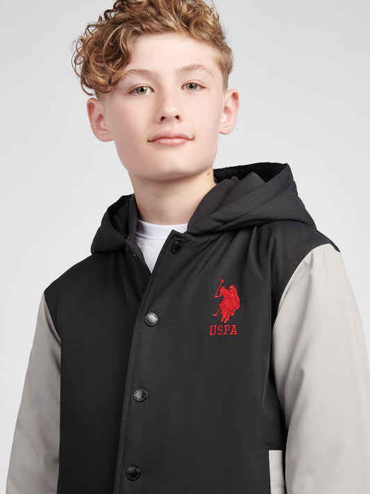 Boys Player 3 Bomber in Black