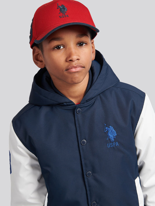Boys Player 3 Bomber in Dark Sapphire Navy