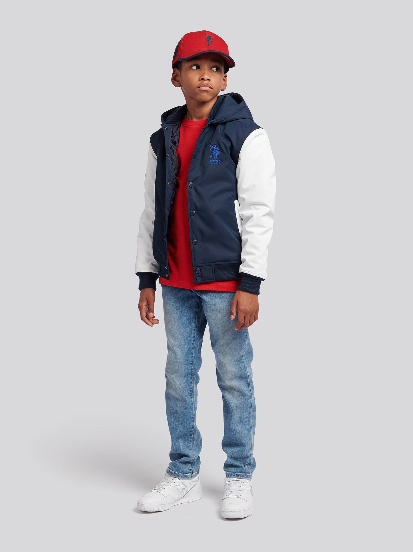 Boys Player 3 Bomber in Dark Sapphire Navy