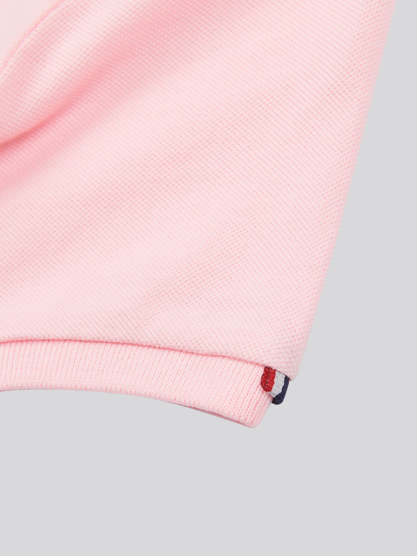 Boys Double Horsemen Polo Shirt in Tickled Pink