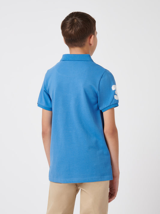 Boys Player 3 Polo Shirt in Campanula