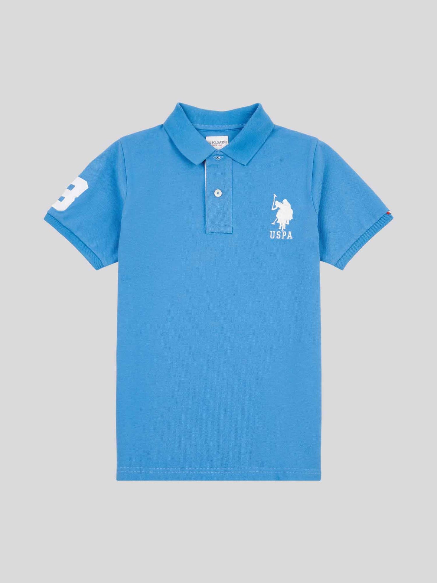 Boys Player 3 Polo Shirt in Campanula