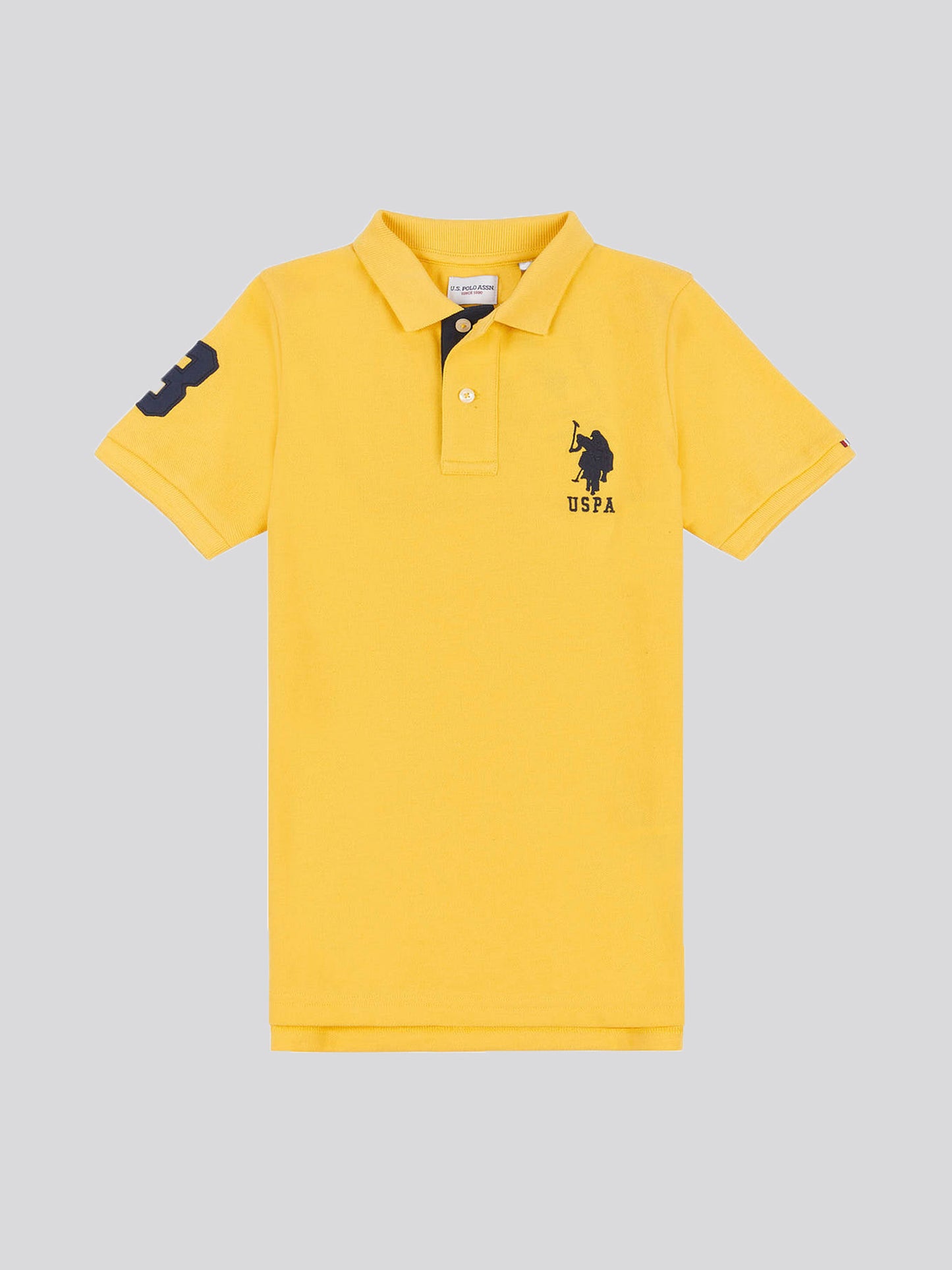 Boys Player 3 Polo Shirt in Sunset Gold