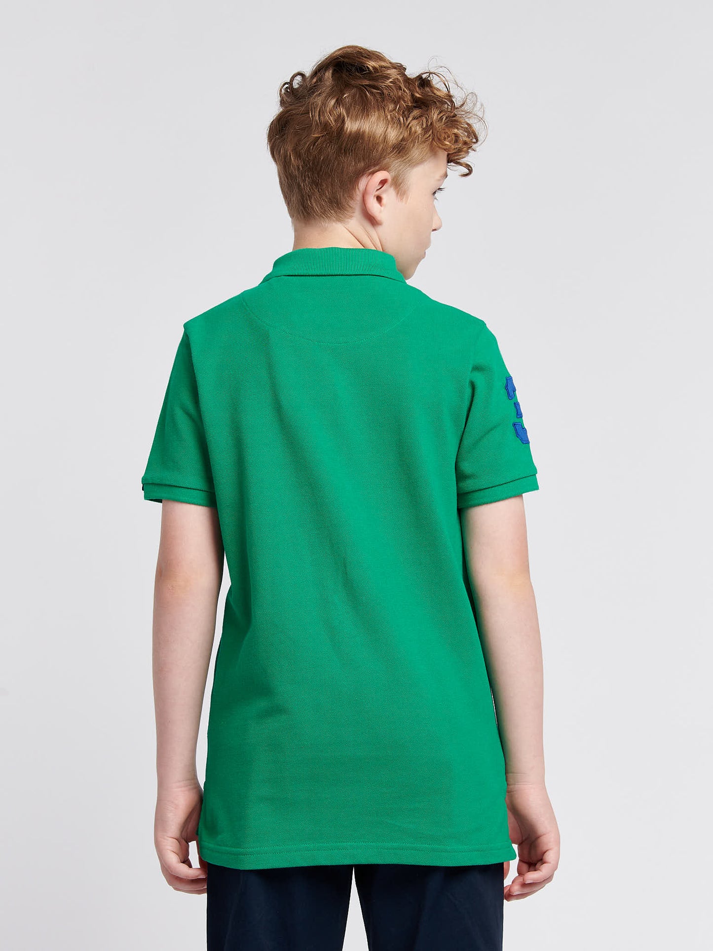 Boys Player 3 Polo Shirt in Lush Meadow