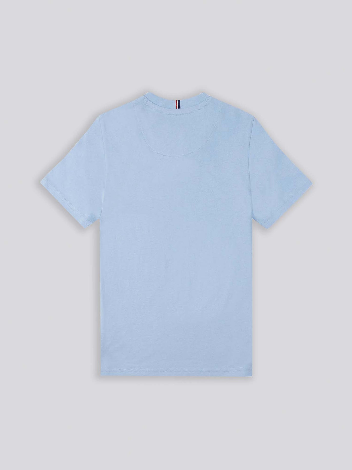 Boys Double Horsemen T- Shirt in Chambray Blue