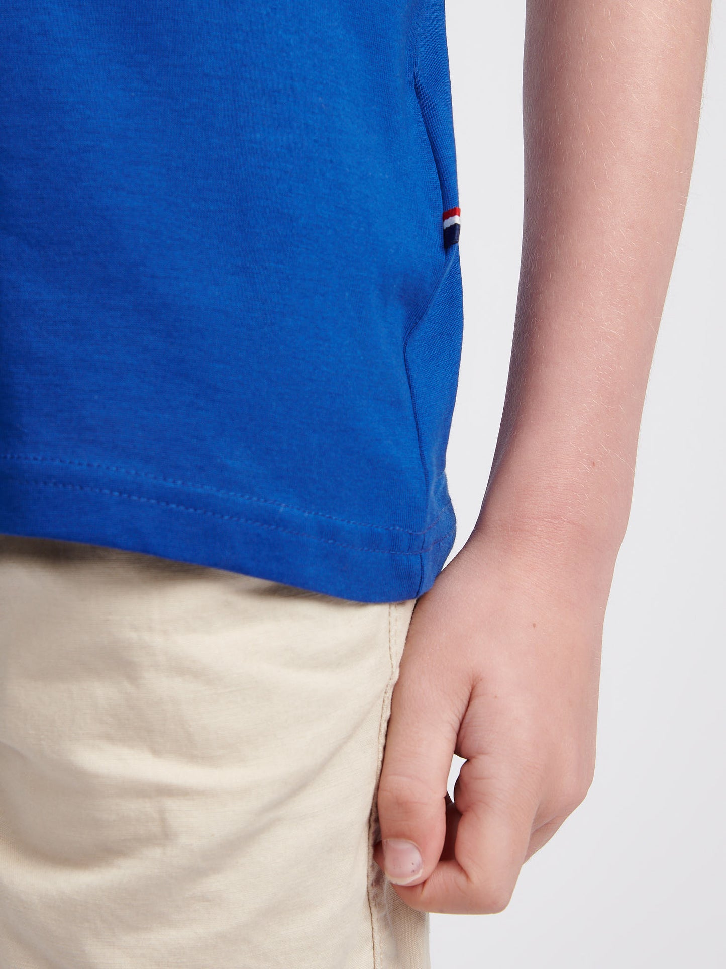 Boys Double Horsemen T- Shirt in Sodalite Blue