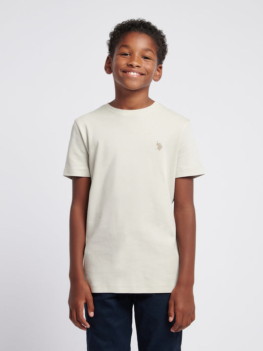 Boys Double Horsemen T- Shirt in Moonstruck