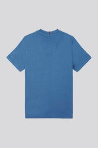 Boys Double Horsemen T-Shirt in Blue Horizon