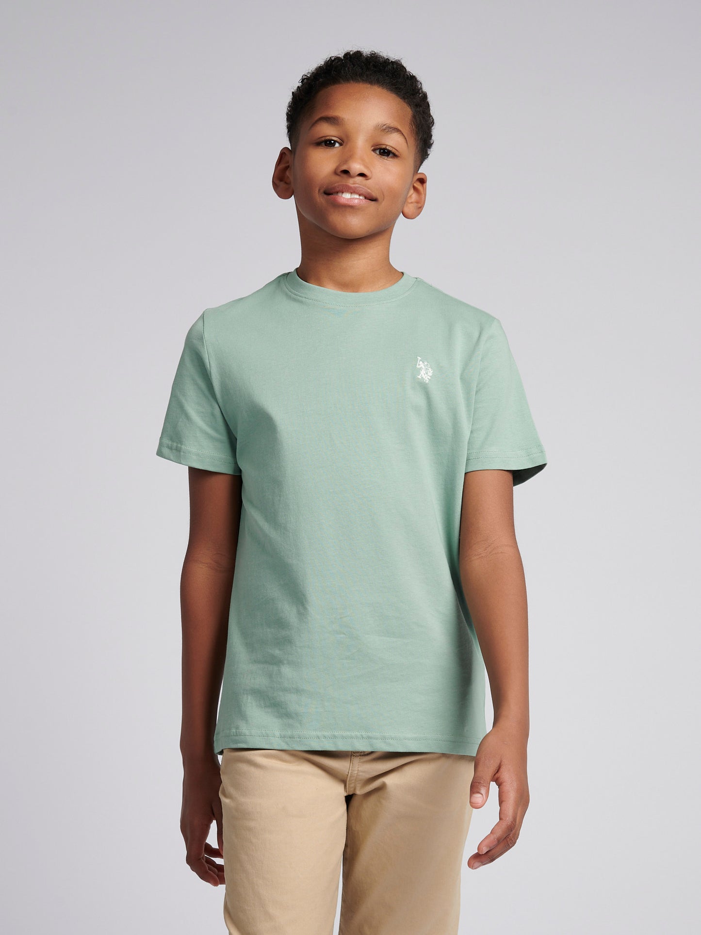 Boys Double Horsemen T- Shirt in Green Bay