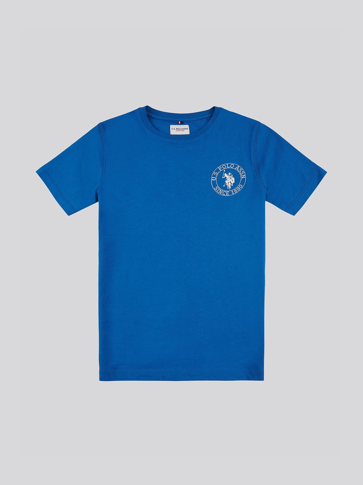 Boys Circle Print T-Shirt in Deja Vu Blue