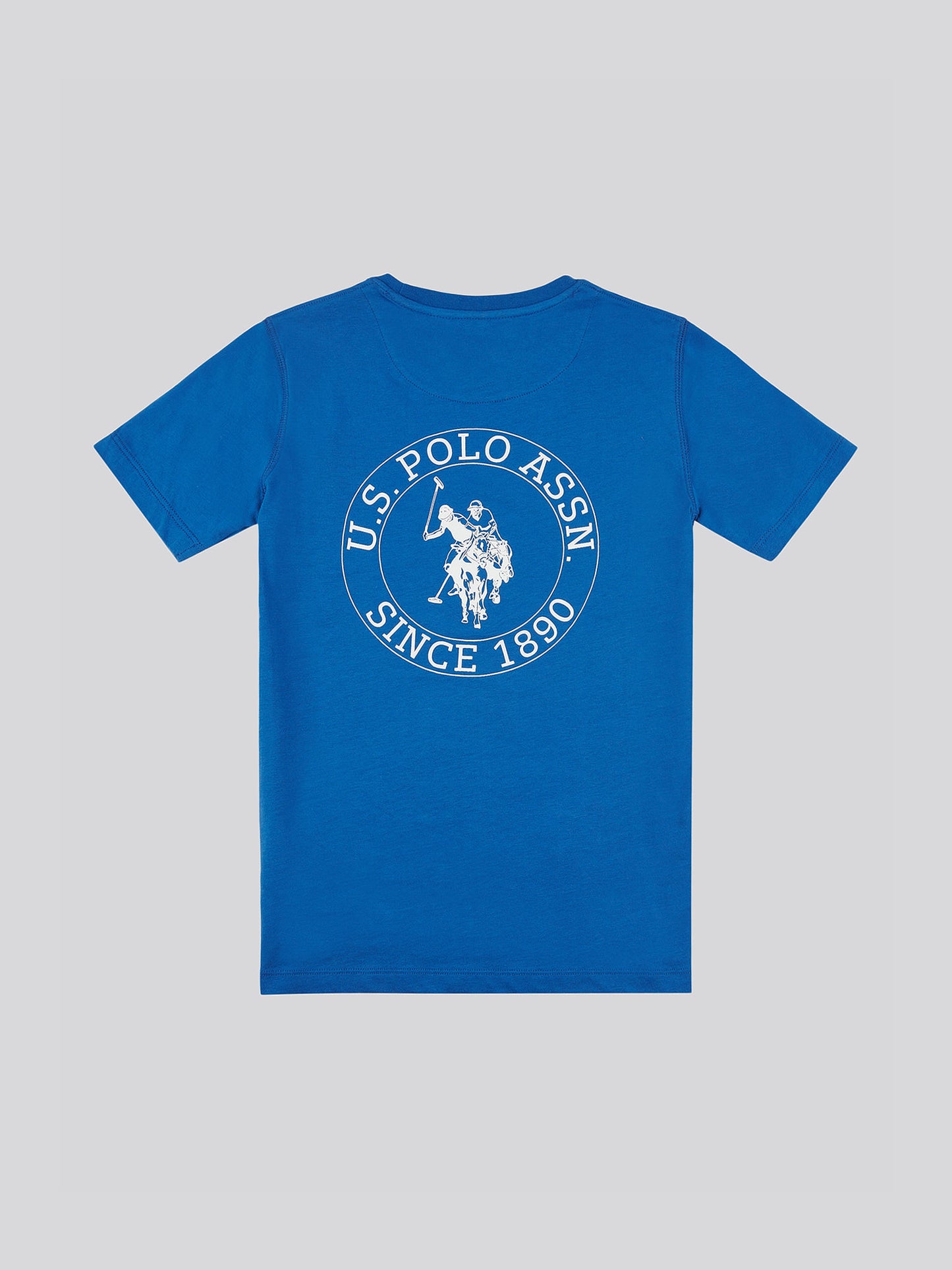 Boys Circle Print T-Shirt in Deja Vu Blue