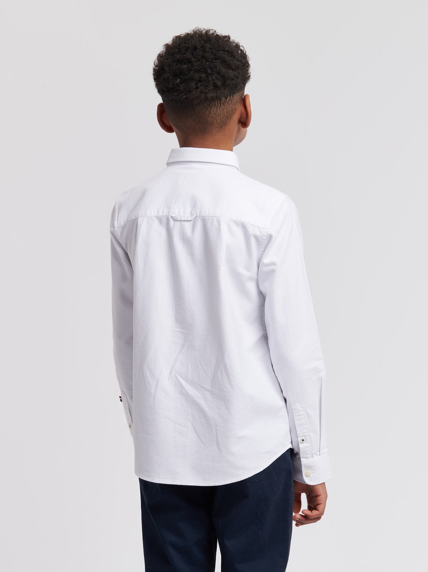 Boys Oxford Shirt in Bright White