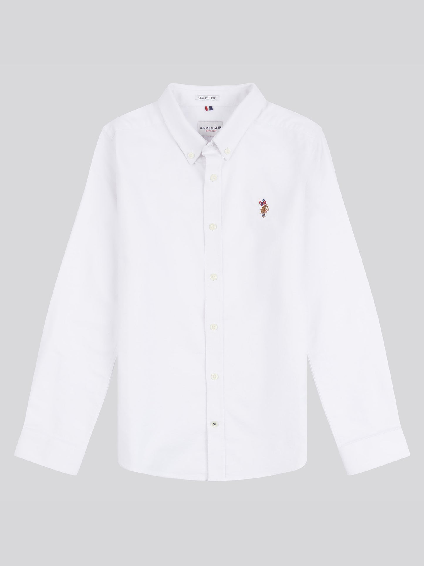 Boys Oxford Shirt in Bright White
