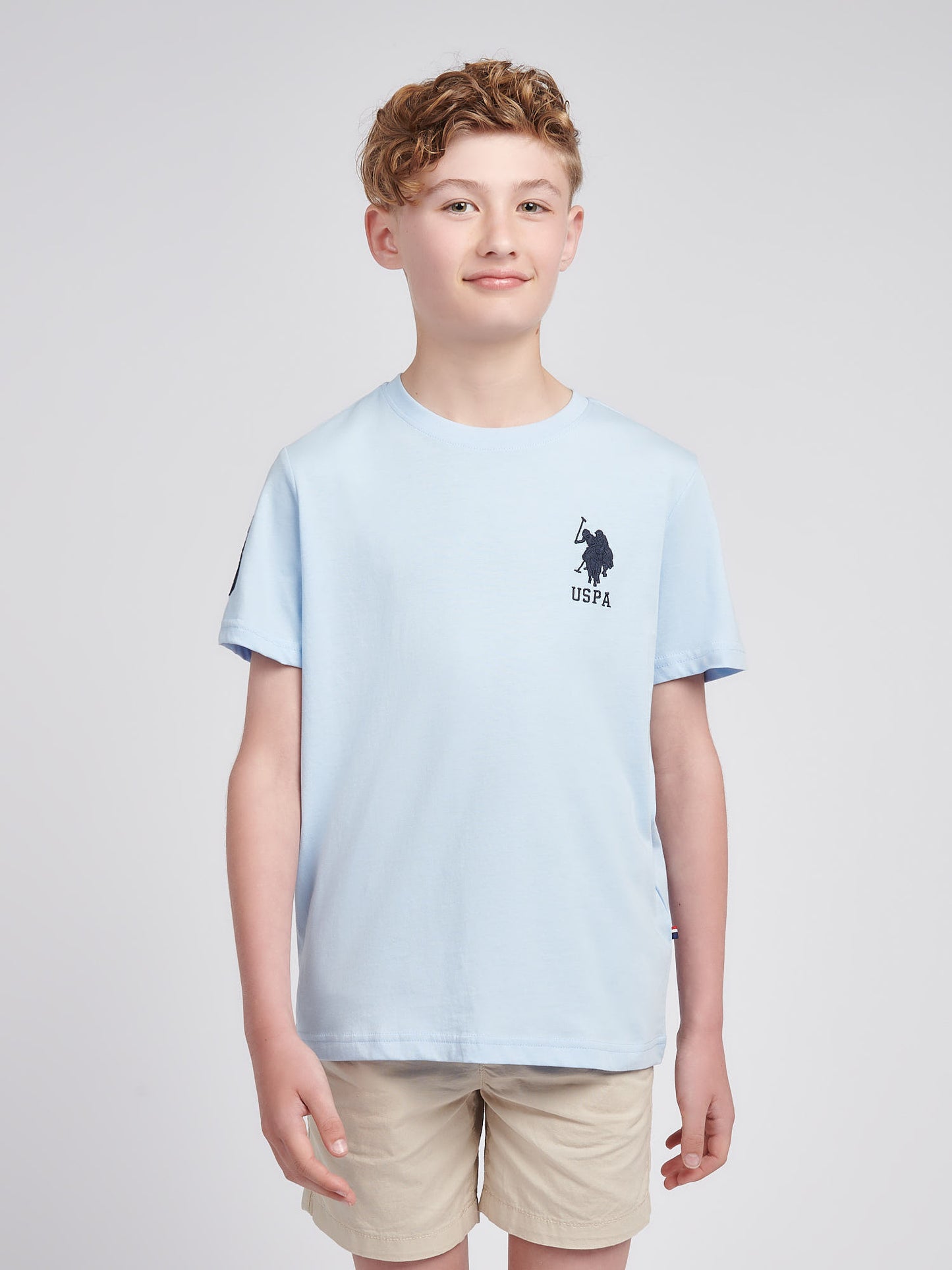 Boys Player 3 T-Shirt in Chambray Blue