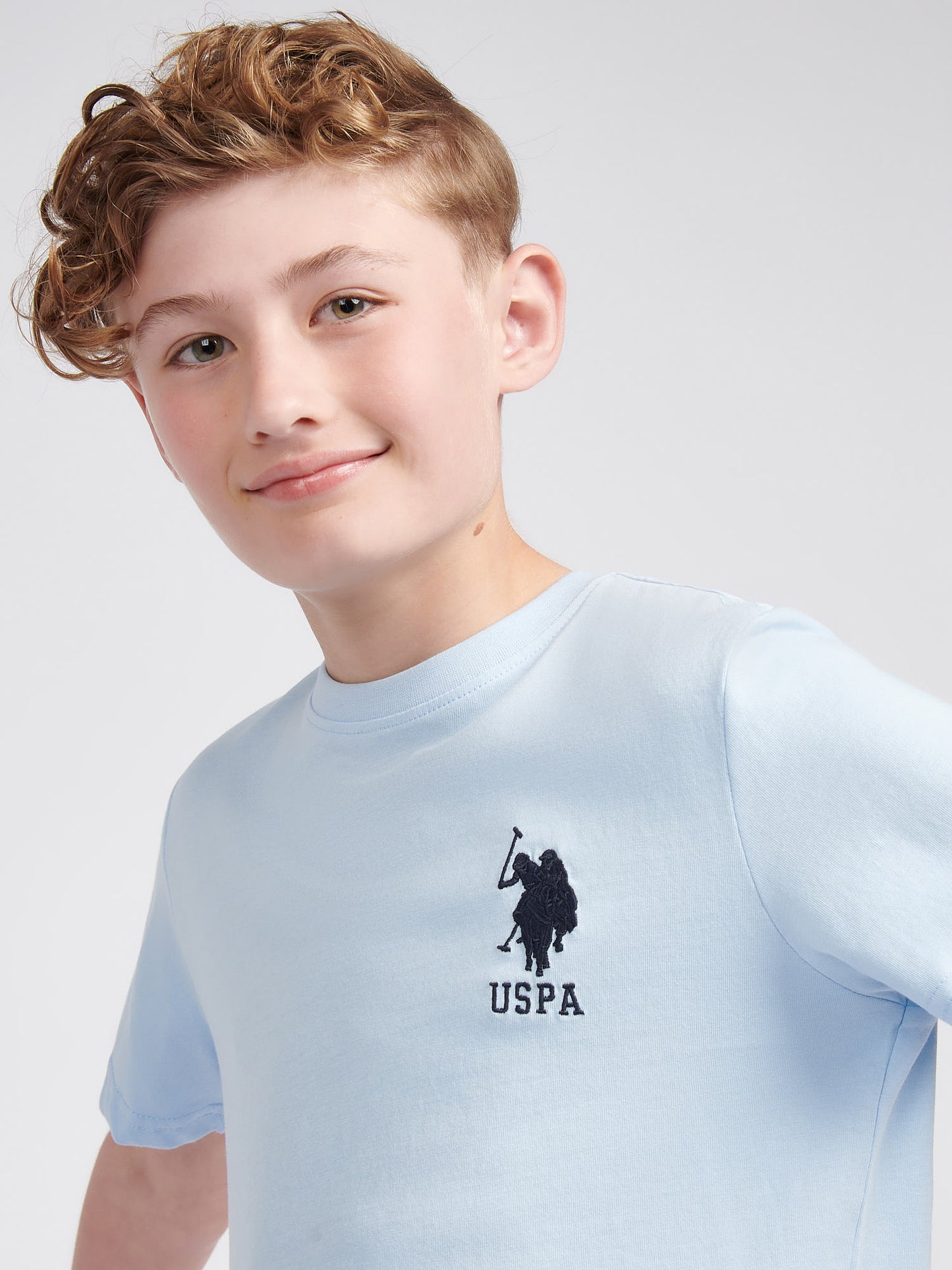 Boys Player 3 T-Shirt in Chambray Blue