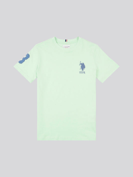 Boys Player 3 T-Shirt in Pastel Green