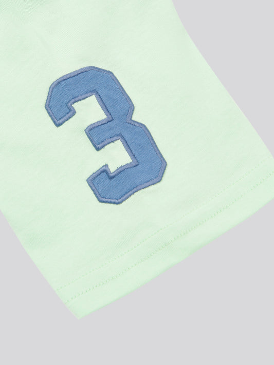 Boys Player 3 T-Shirt in Pastel Green