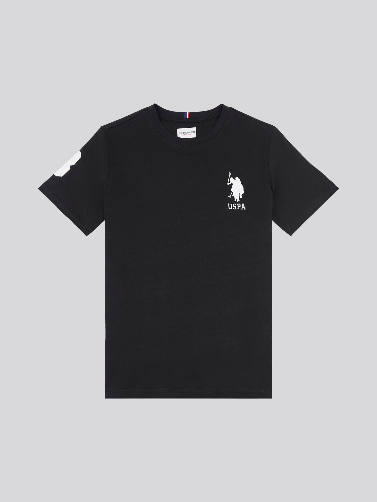 Boys Player 3 T-Shirt in Black Bright White DHM