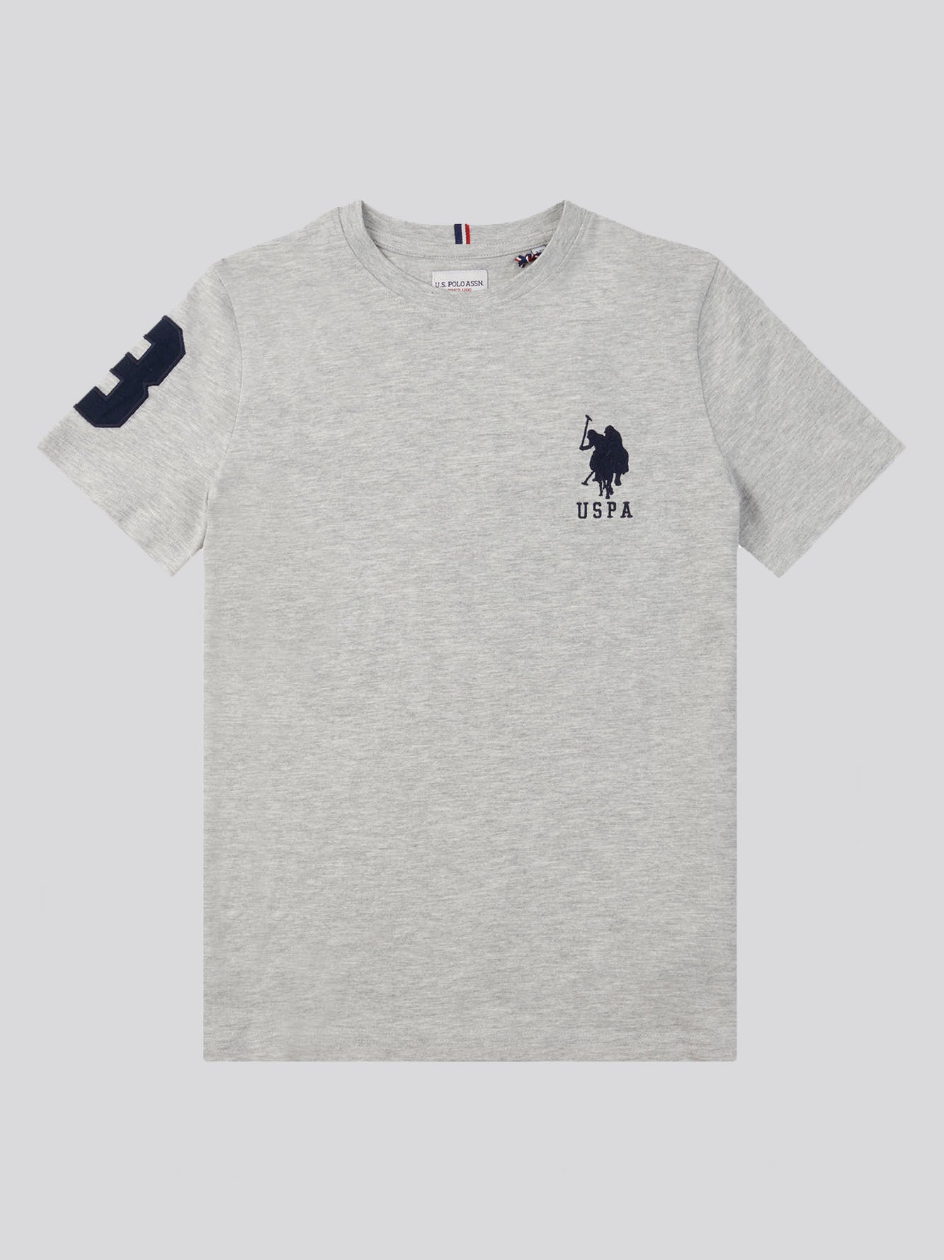 T-Shirt Drop Top – Grün/Grau, Halbarm, Crew-Neck | Einfaches Baumwoll-Shirt Für Lässige Tage