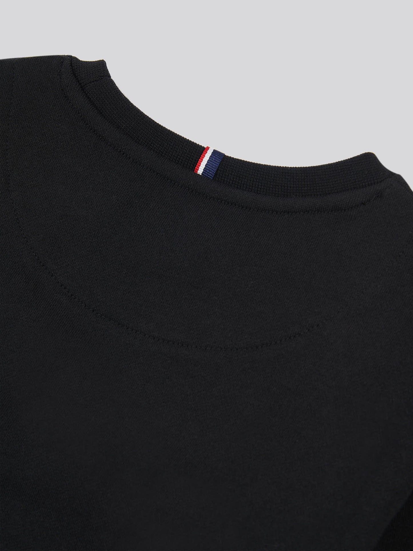 Boys Double Horsemen Crew in Black Bright White DHM