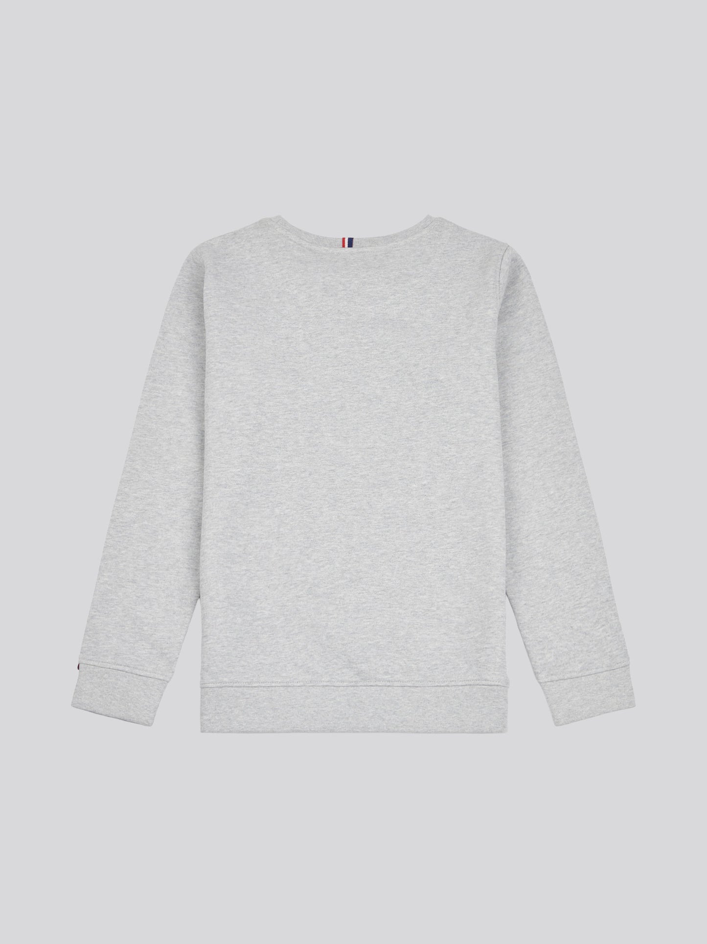 Boys Double Horsemen Crew in Mid Grey Marl