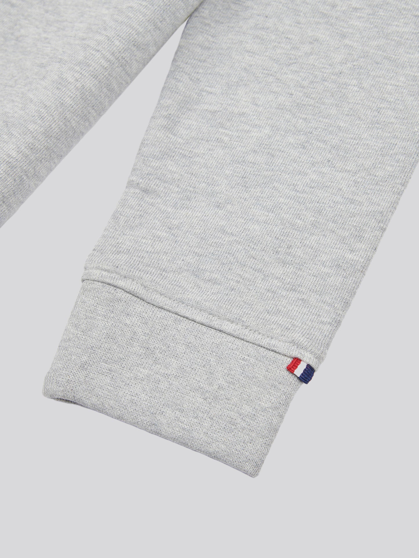 Boys Double Horsemen Crew in Mid Grey Marl