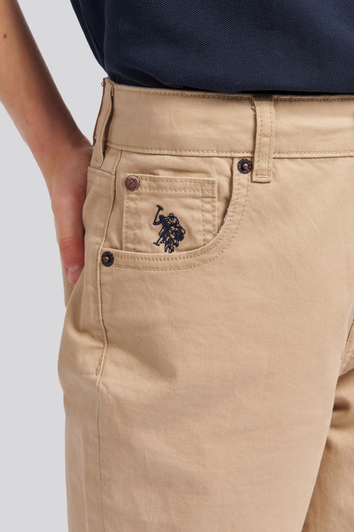 Boys 5 Pocket Trouser in Cornstalk