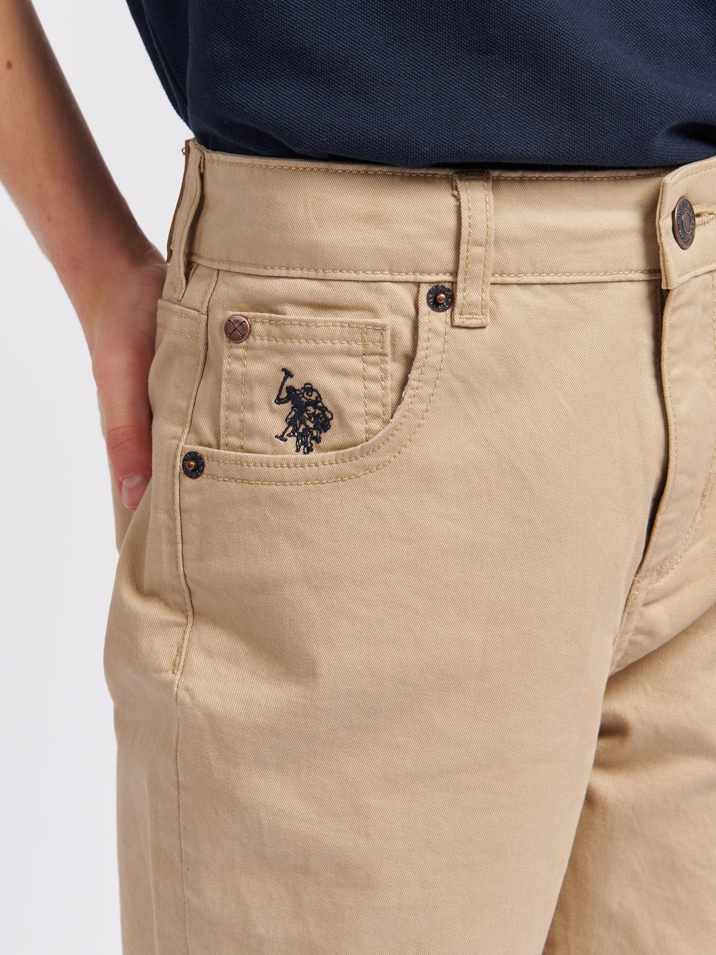 Boys Core 5 Pocket Trouser in Cornstalk