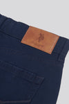 Boys 5 Pocket Trouser in Dark Sapphire Navy / Moonlight Blue DHM