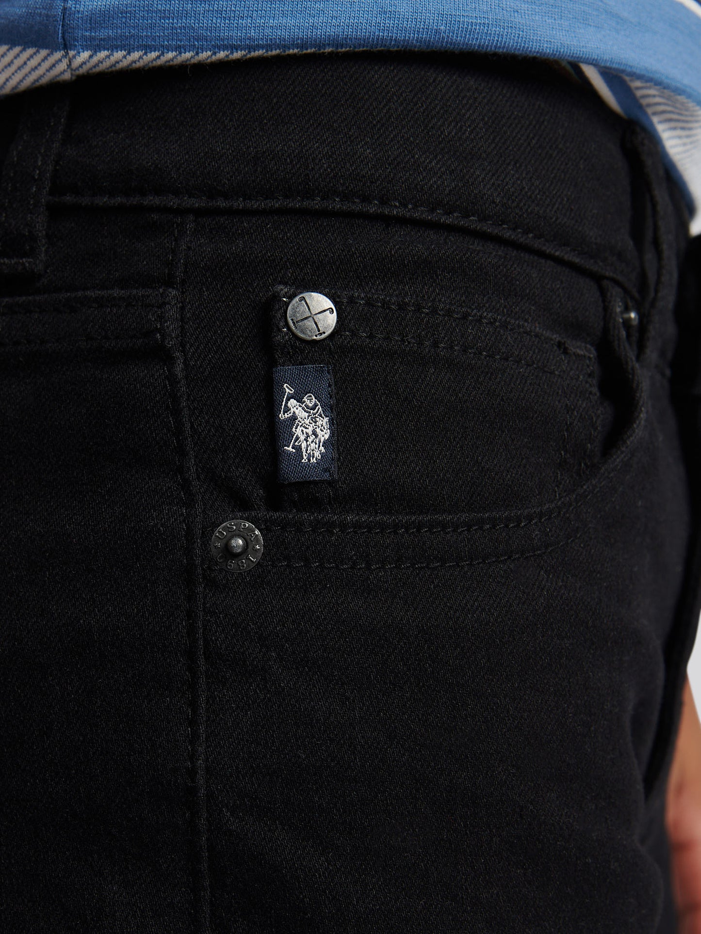 Boys Classic Fit Jean in Black Wash