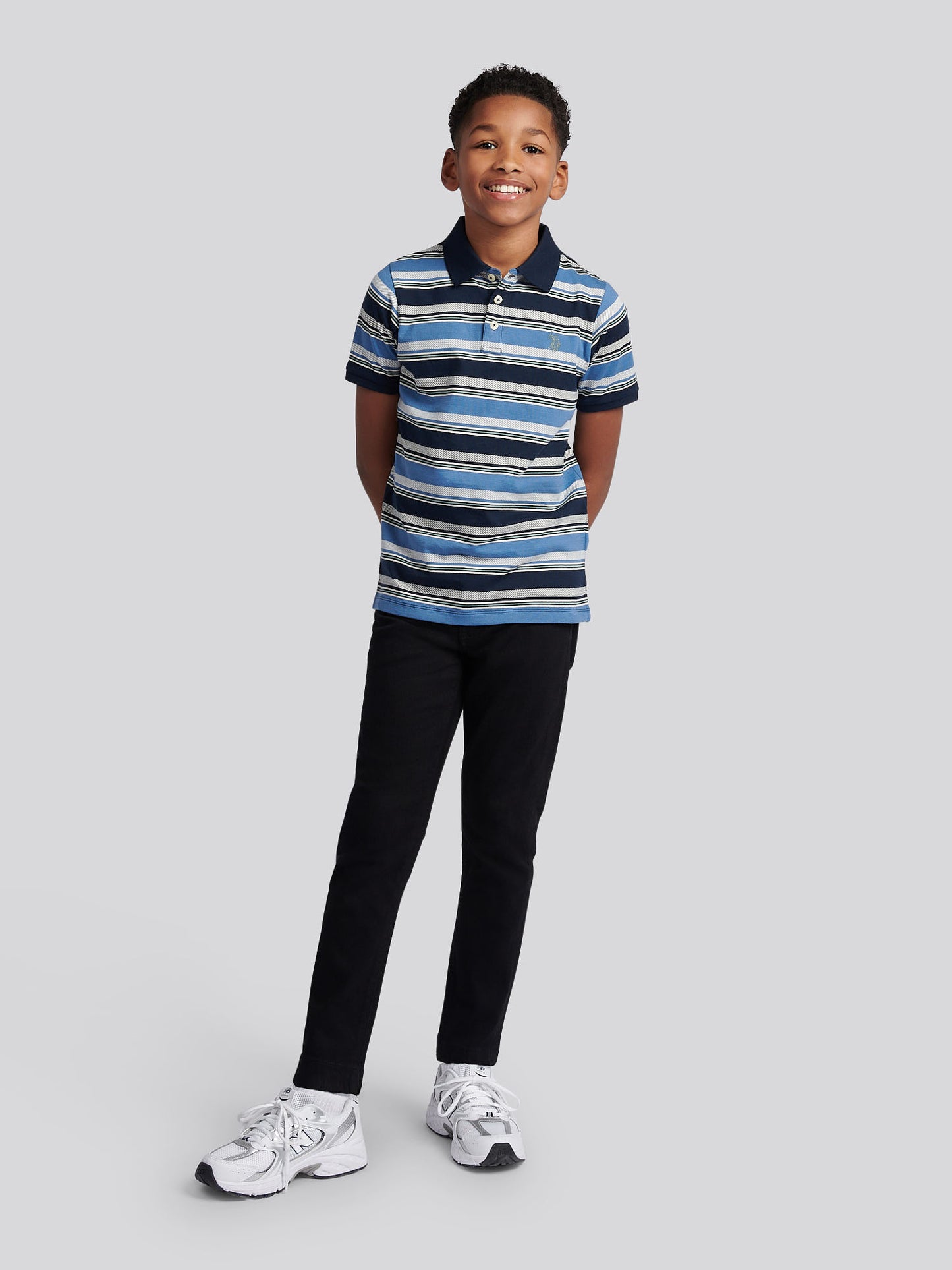 Boys Classic Fit Jean in Black Wash