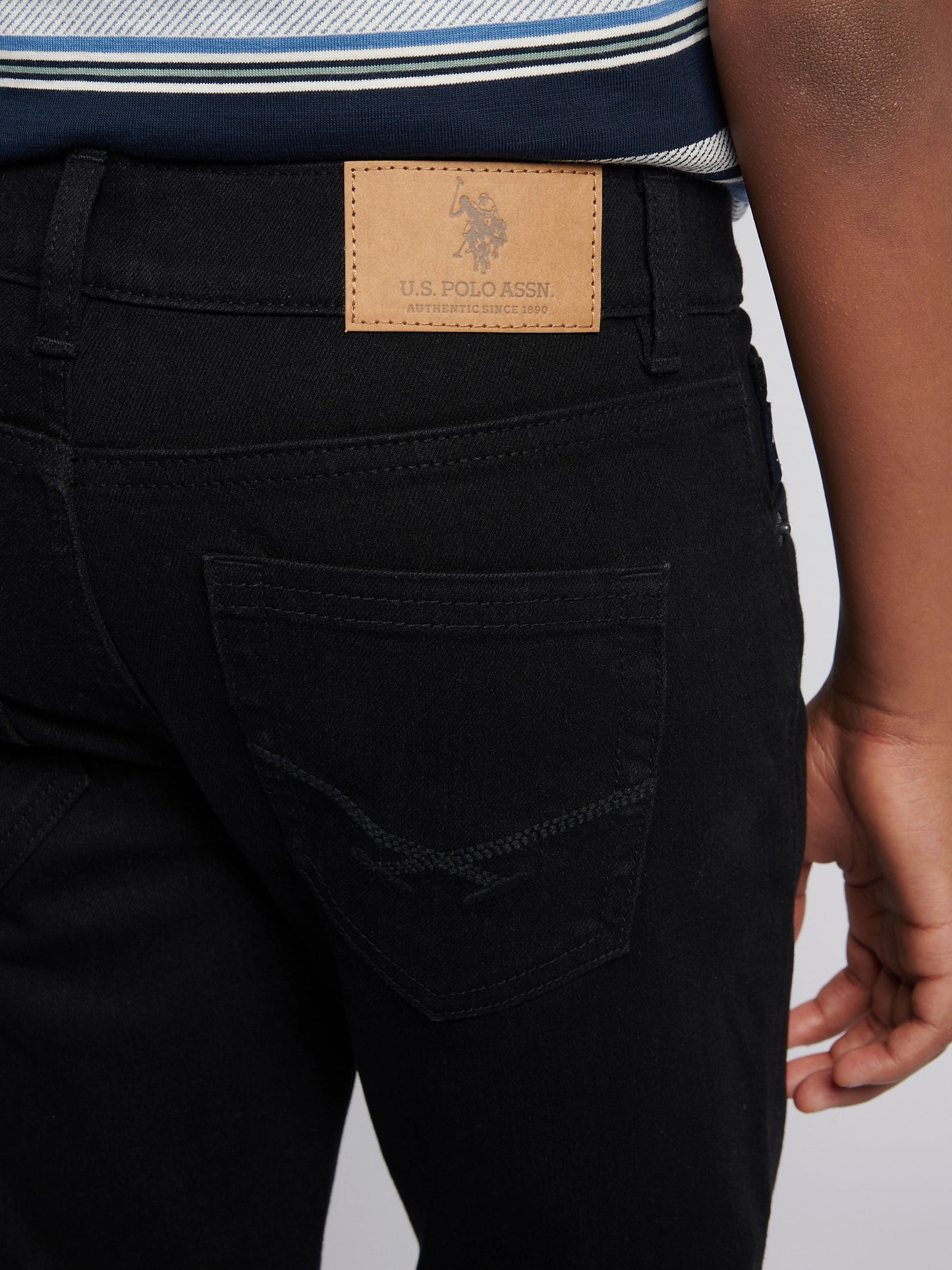 Boys Classic Fit Jean in Black Wash