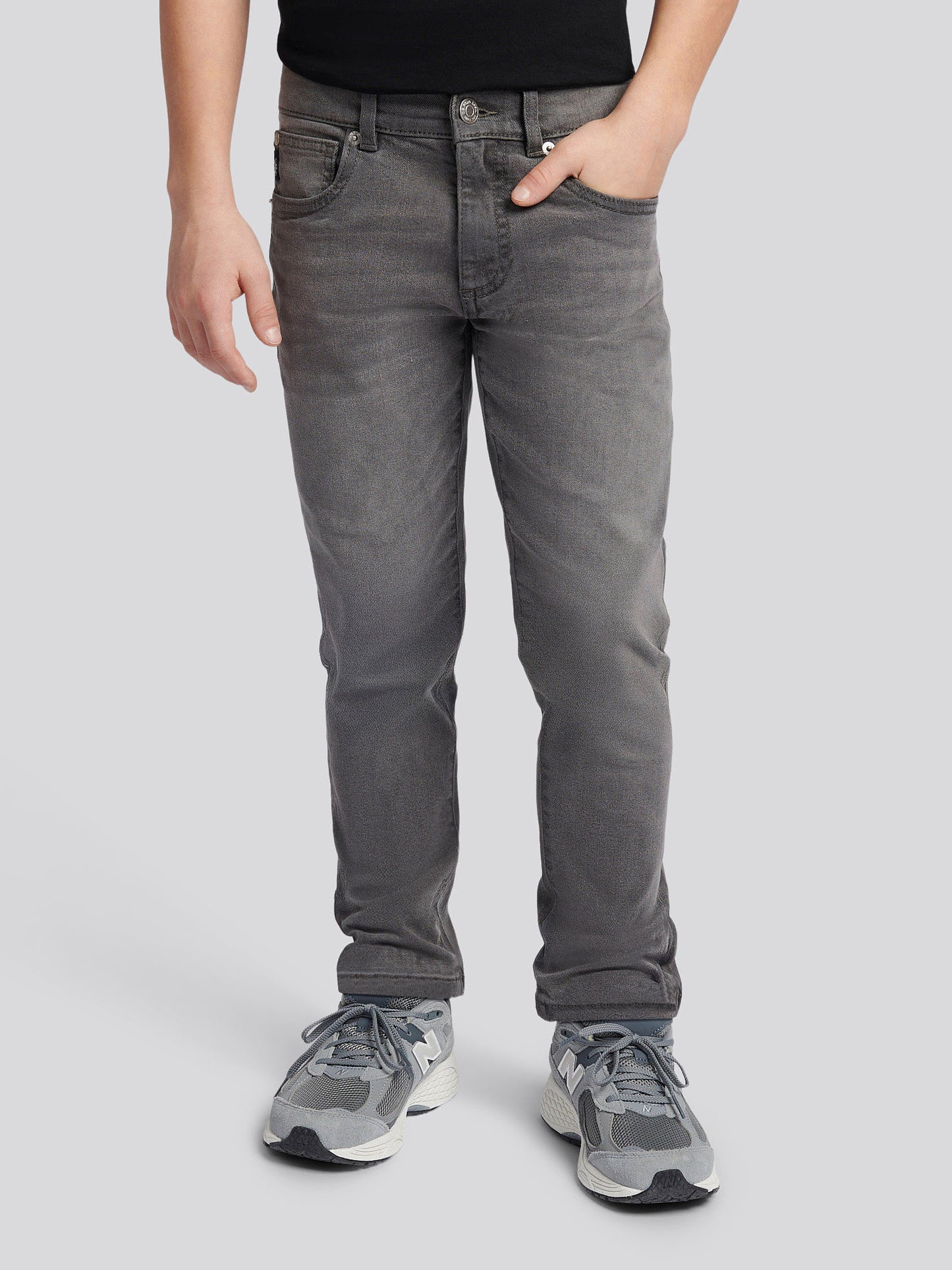 Boys Classic Fit Jean in Grey Wash