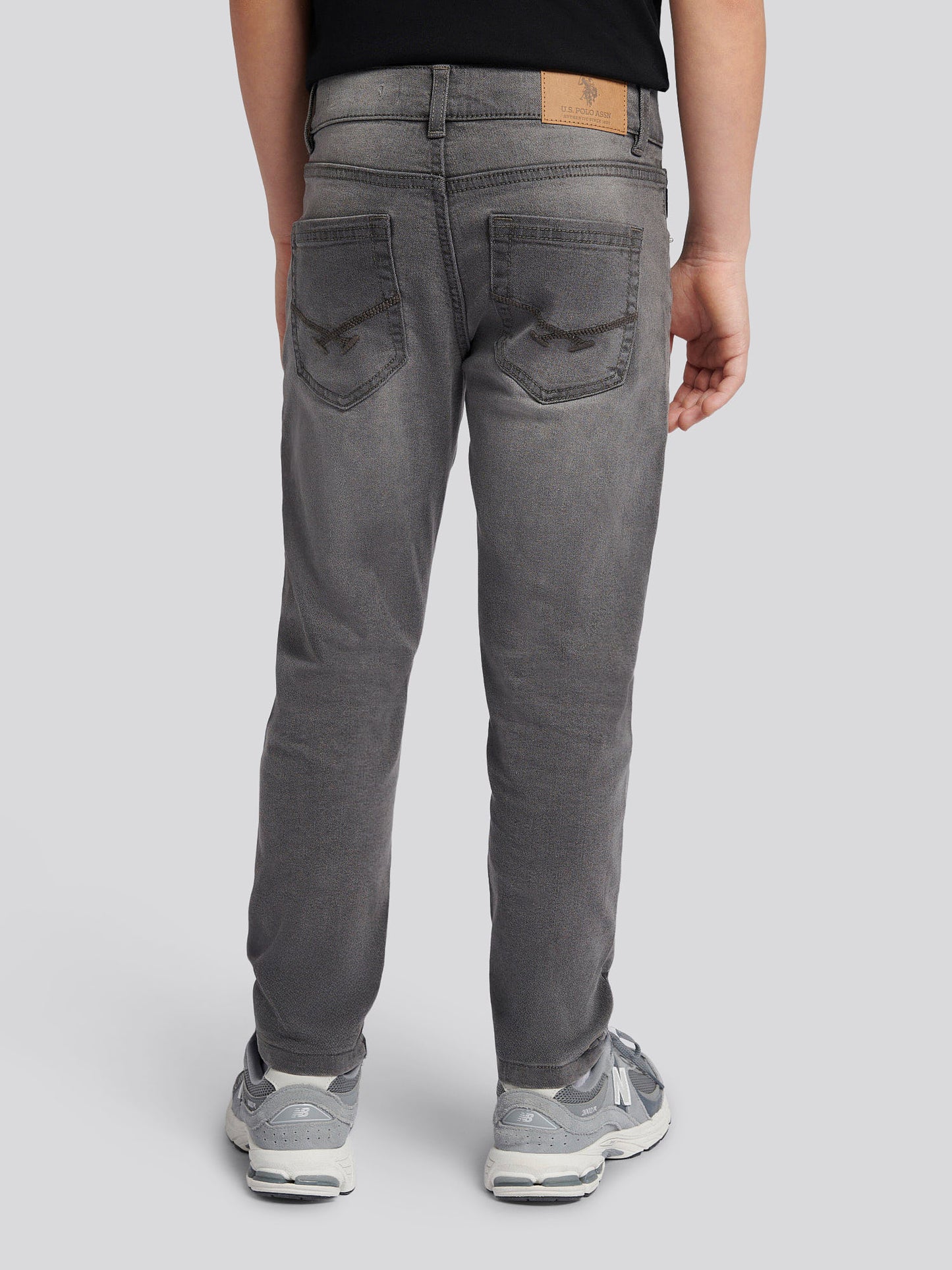 Boys Classic Fit Jean in Grey Wash