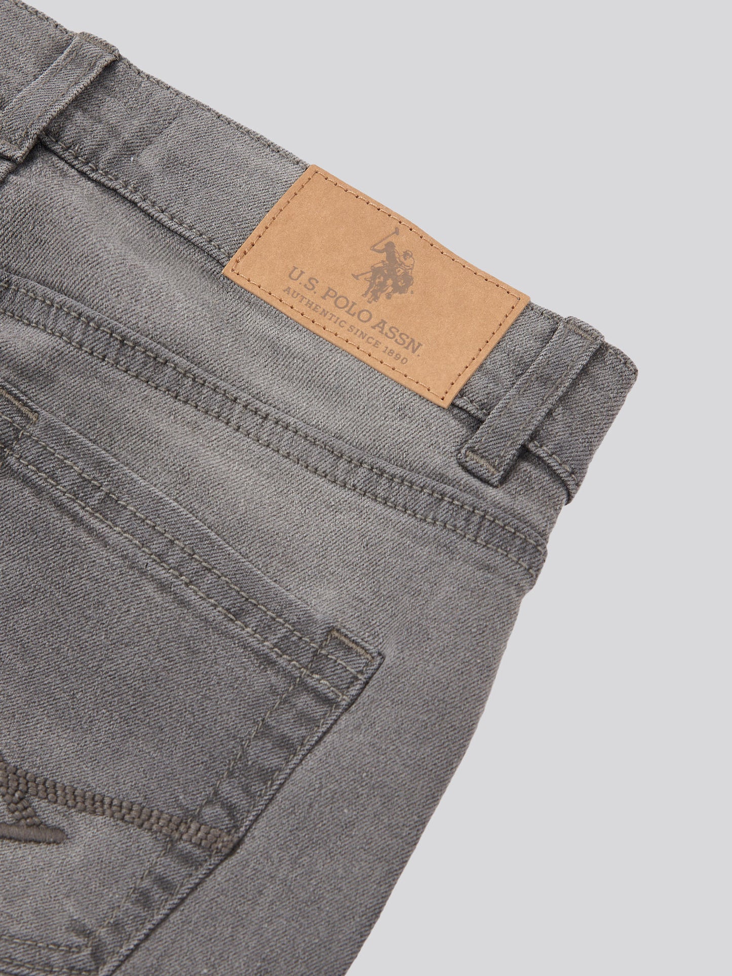 Boys Classic Fit Jean in Grey Wash