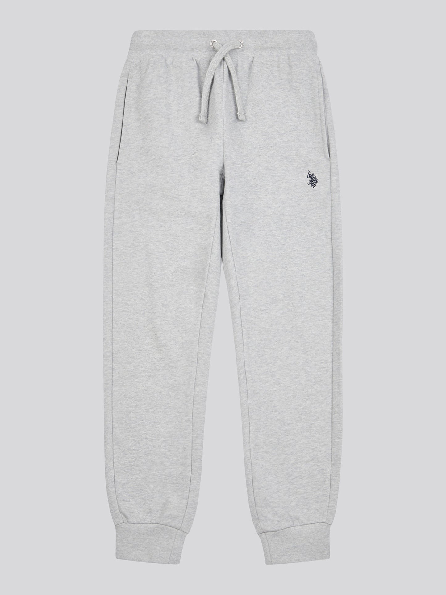 Boys Double Horsemen Jogger in Mid Grey Marl