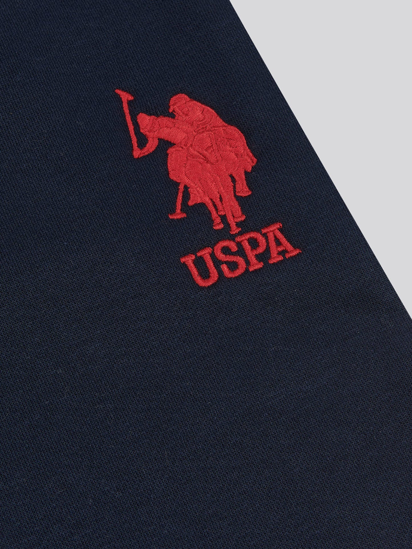 Boys Player 3 Joggers in Dark Sapphire Navy / Haute Red DHM