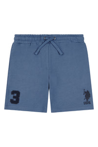 Boys Player 3 Sweat Shorts in Blue Horizon