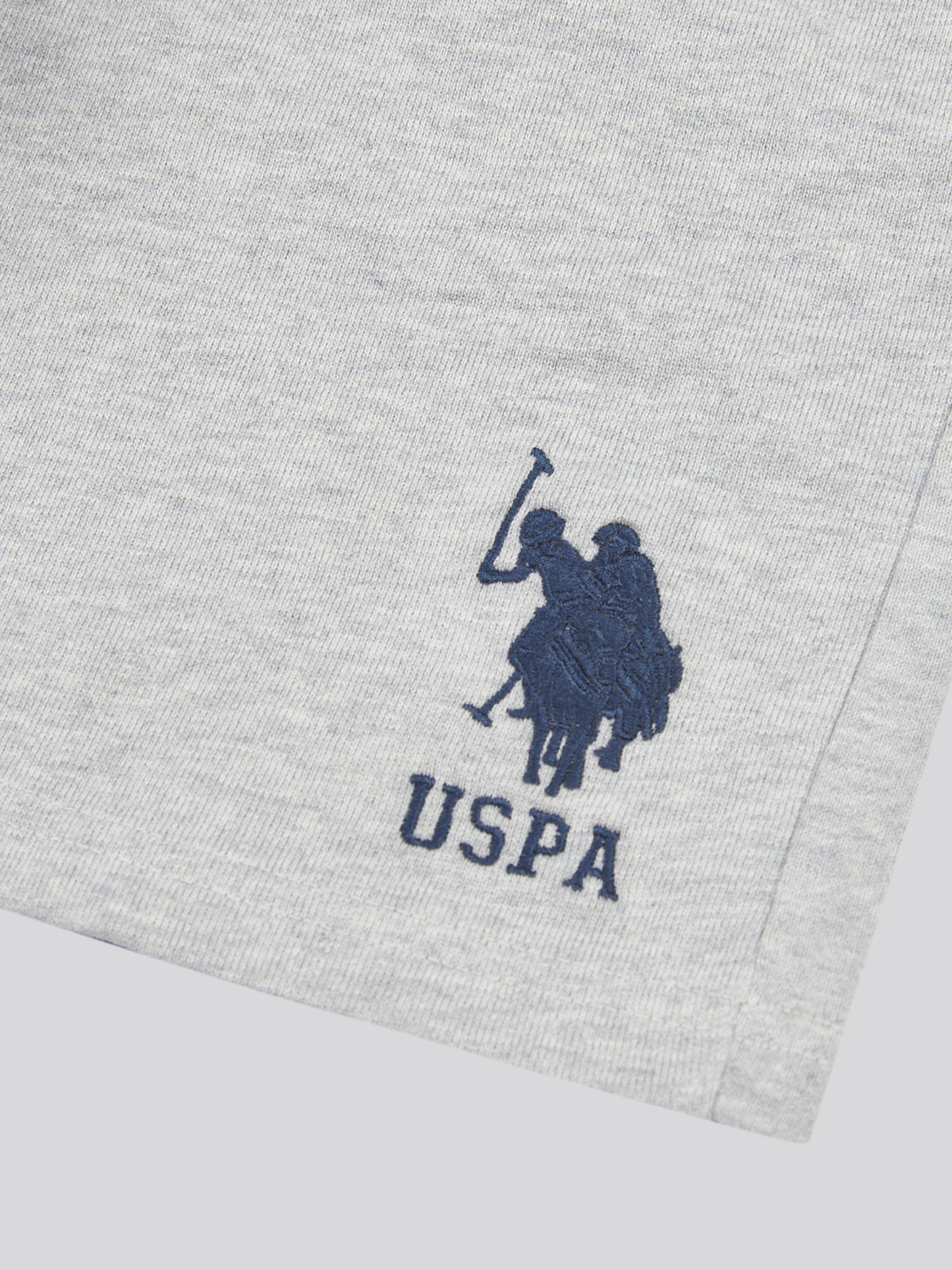 Boys Player 3 Sweat Short in Mid Grey Marl