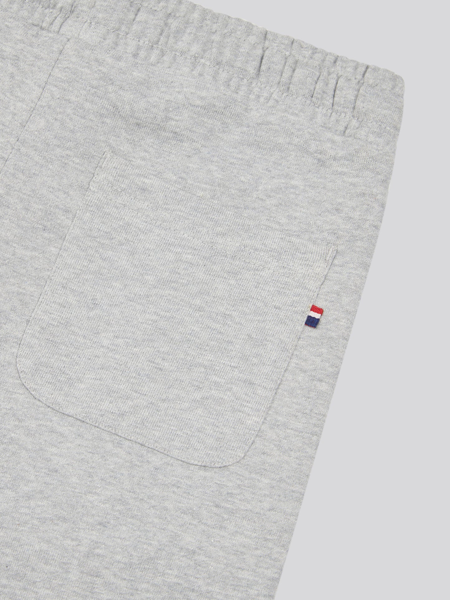Boys Player 3 Sweat Short in Mid Grey Marl