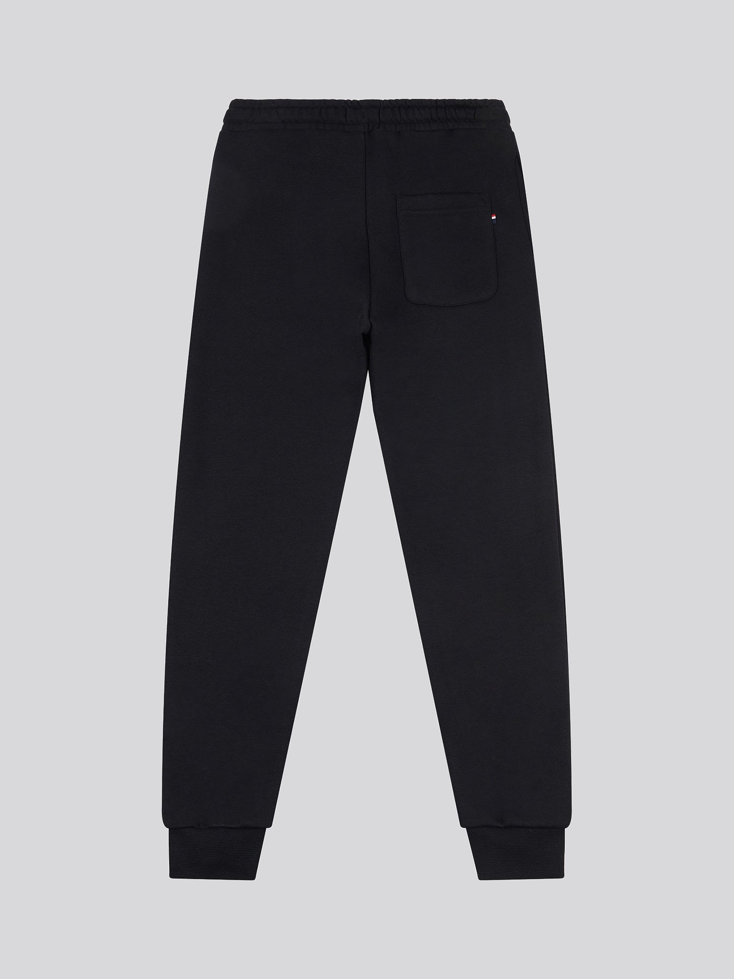 Boys Double Horsemen Joggers in Black Bright White DHM