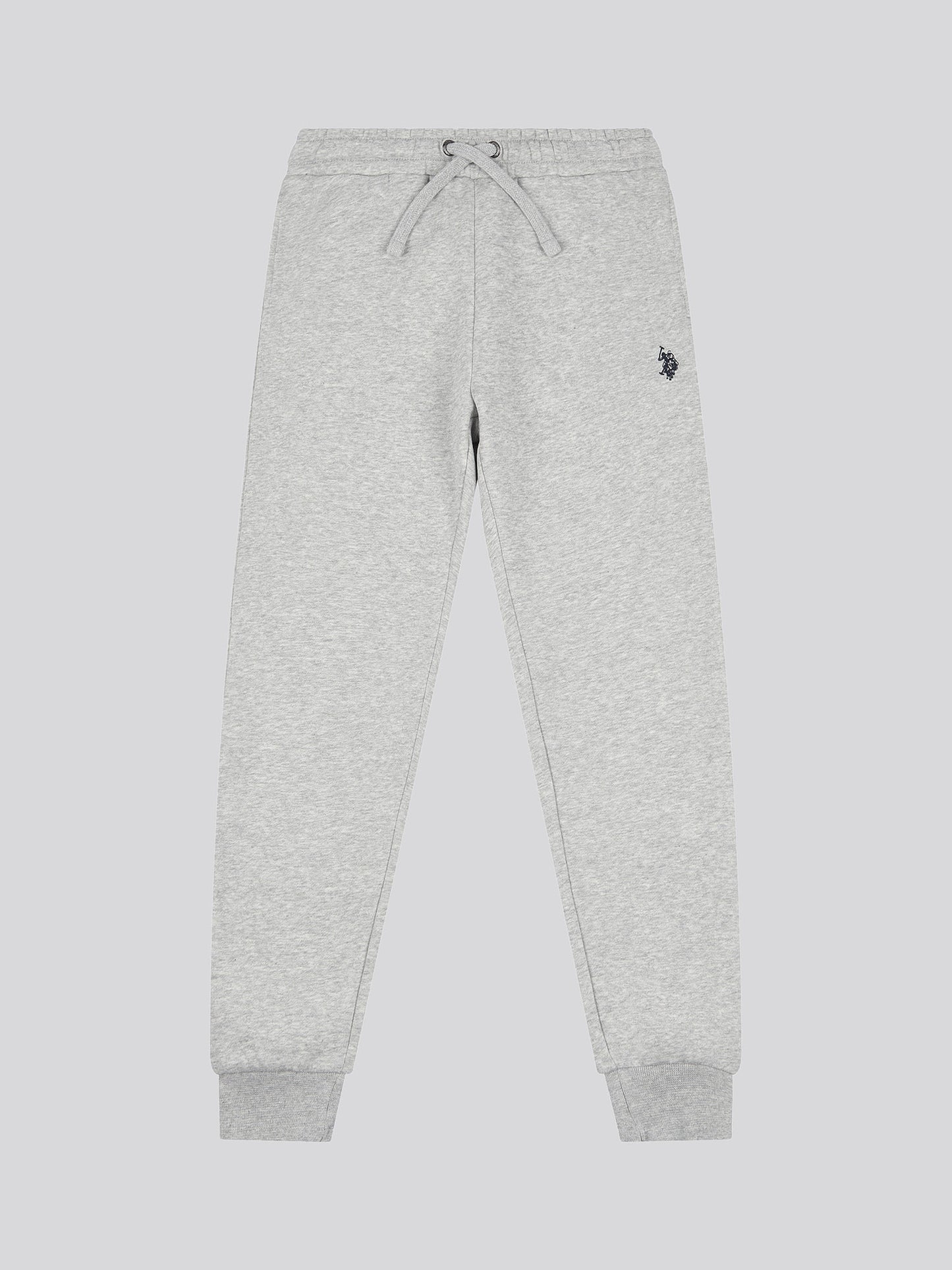 Boys Double Horsemen Joggers in Mid Grey Marl