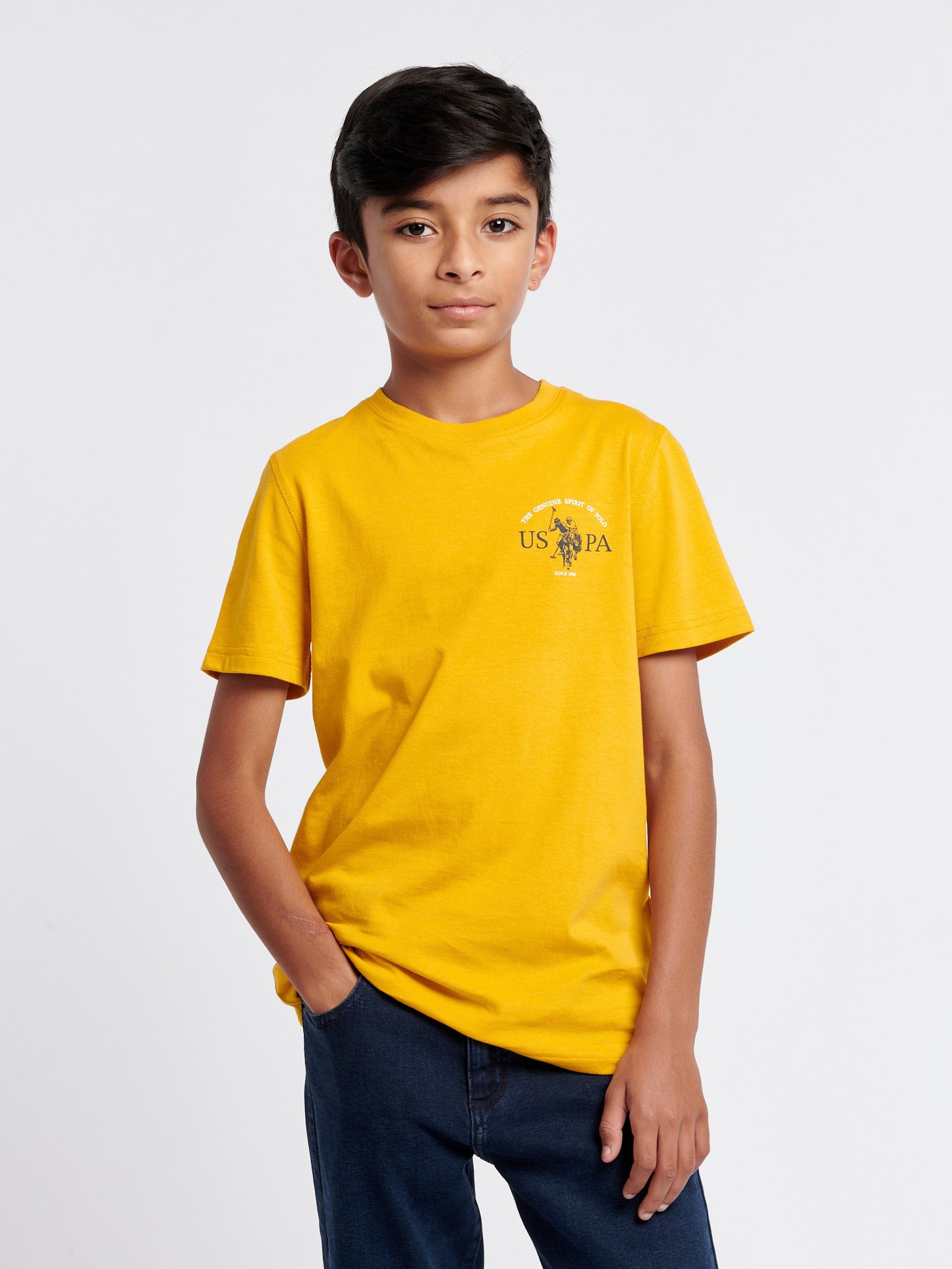 Boys Back Graphic T-Shirt in Mango Mojito