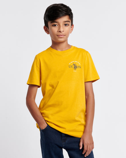 Boys Back Graphic T-Shirt in Mango Mojito