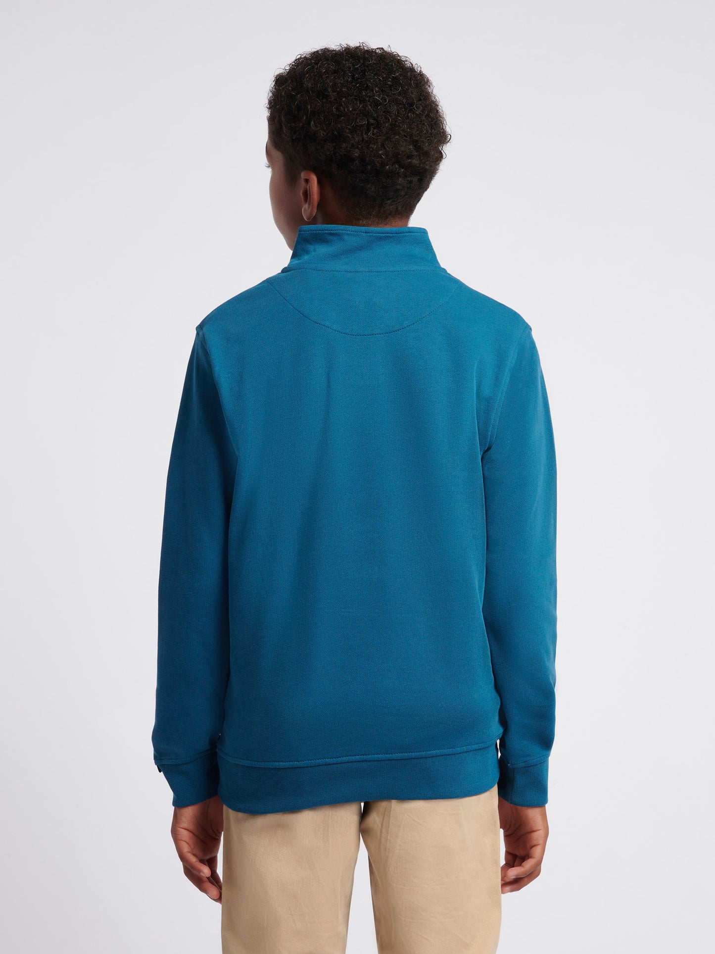 Boys Double Horsemen 1/4 Zip in Legion Blue