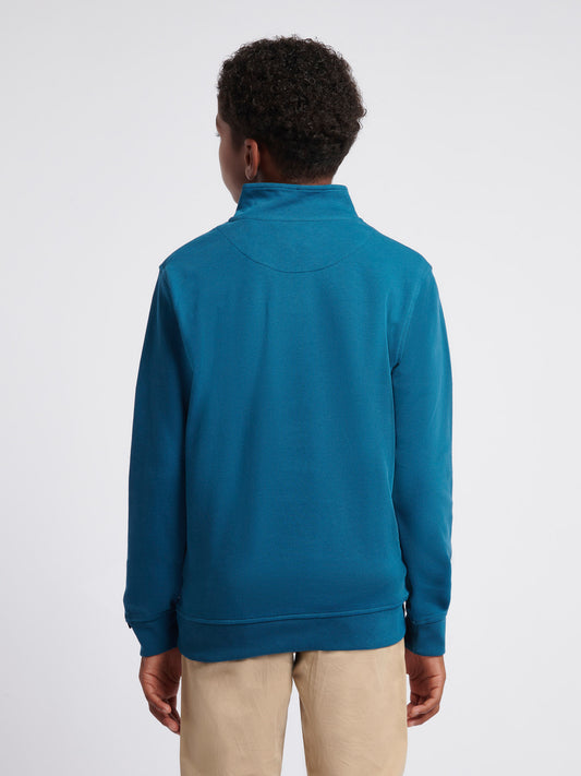 Boys Double Horsemen 1/4 Zip in Legion Blue