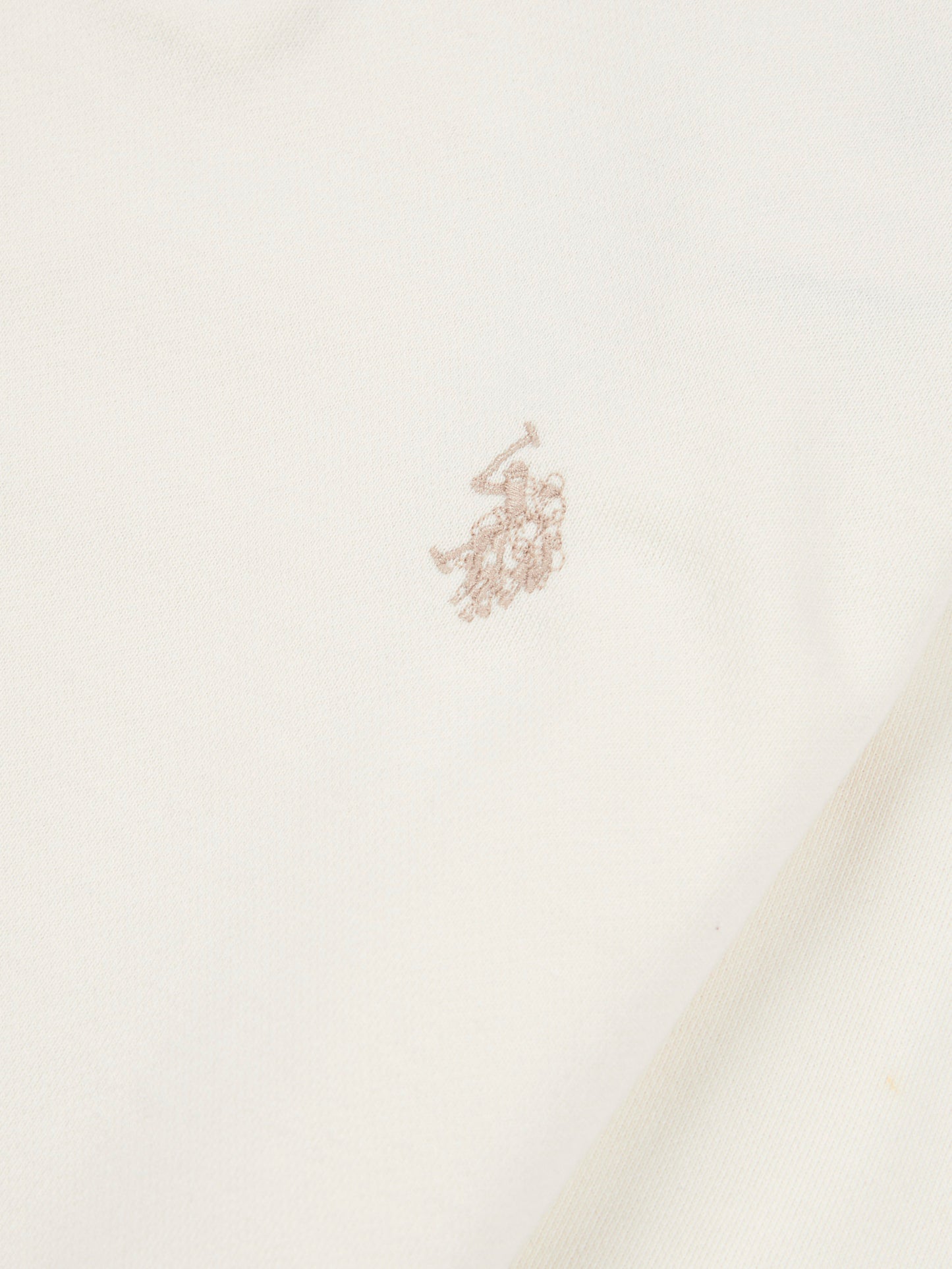 Boys Double Horsemen 1/4 Zip in Whisper White