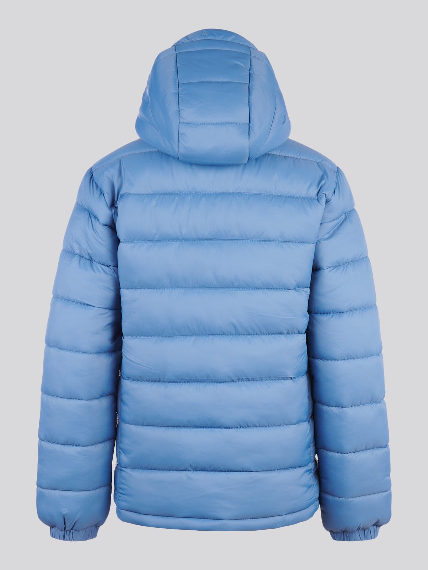Boys Hooded Quilted Jacket in Blue Horizon